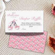 Kleine Ballerina Pink Bow Girl Babyduschmaschine W