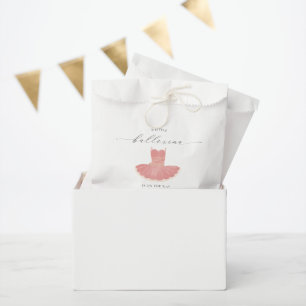 Kleine Ballerina Pink Girl Baby Dusche Beutel Geschenktütchen