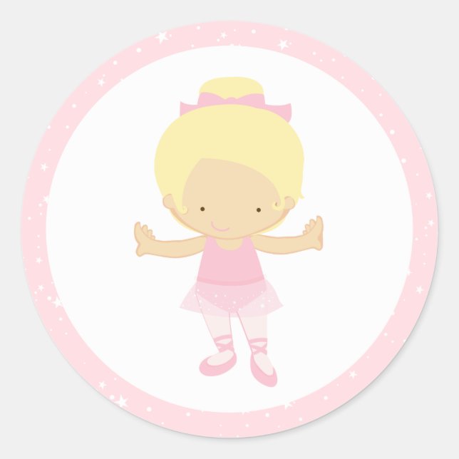 Kleine Ballerina Stickers (Vorderseite)