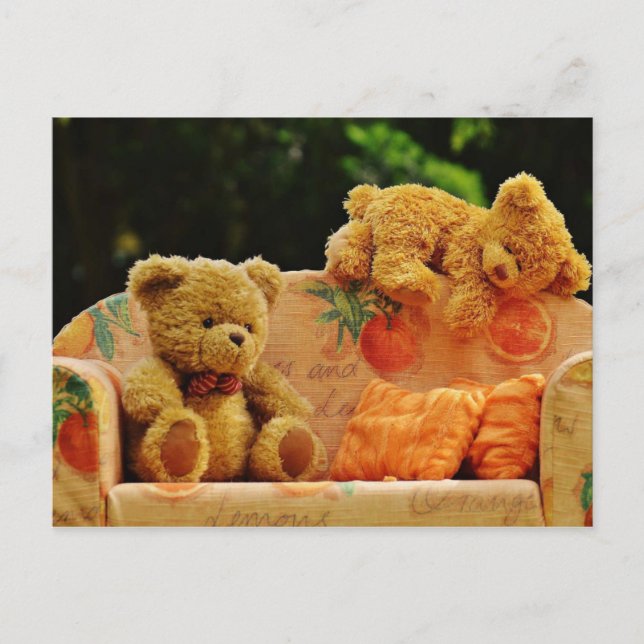 Kleine Bärenkarte Postkarte (Vorderseite)