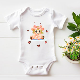 Kleine Bärenmädchen Baby Strampler
