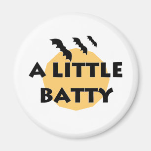 Kleine Batty-Fledermäuse und Mond Magnet