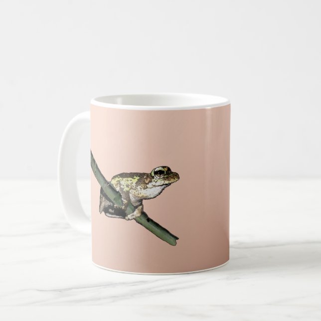 Kleine Baumfrosch-Ölfarbe, Tasse (Vorderseite Links)
