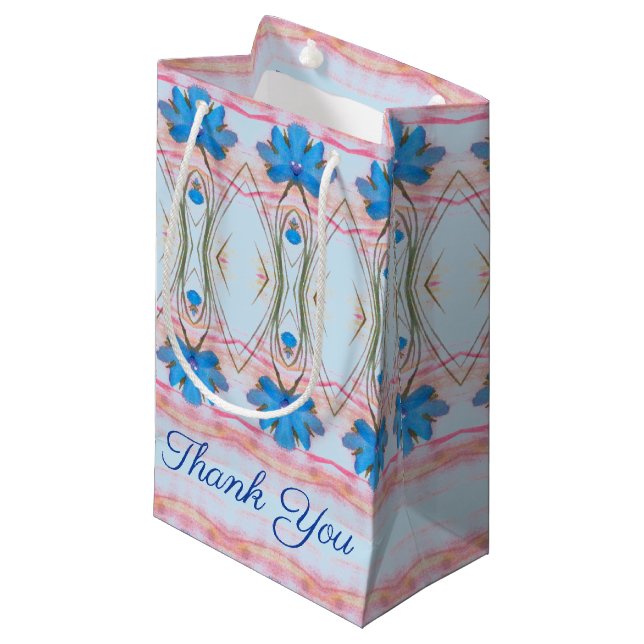 Kleine beliebige Occasion Designer Vielen Dank Ges Kleine Geschenktüte (Vorderseite Schrägansicht)