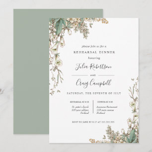 Kleine Bellblumen zum Abendessen mit Whimsical Pro Einladung