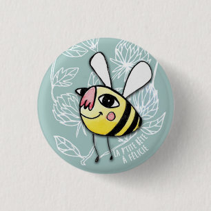 Kleine Biene Button