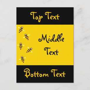 Kleine Bienen Postkarte