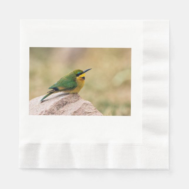 Kleine Bienenfresser Serviette (Vorderseite)