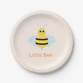 Kleine Bienenpapierplatte Pappteller