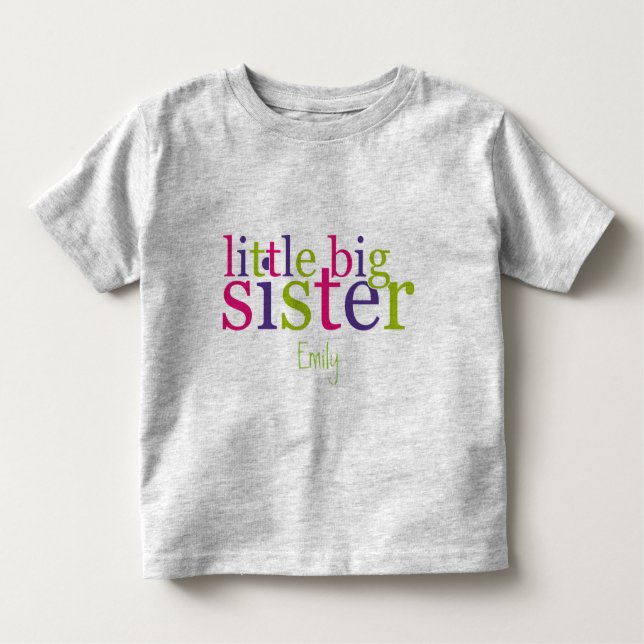 Kleine Big Sister T - Shirt (Vorderseite)