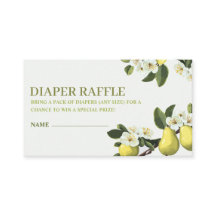Kleine Birne Thema Babydusche Windelwindeln