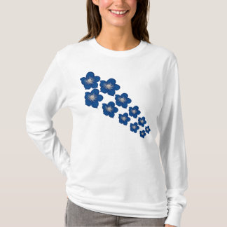 kleine blaue Blume T-Shirt