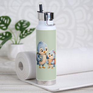 Kleine Blaue Vogel Bruder Edelstahl-Wasserflasche Trinkflasche