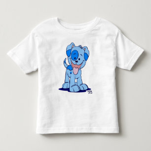 Kleine, blaue Welpenkinder T - Shirt