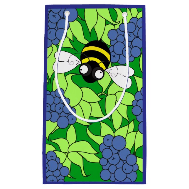 Kleine Blueberry-Geschenktasche Kleine Geschenktüte (Vorderseite)