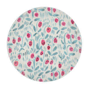 Kleine Blume: Aquarell Nahtlos Schneidebrett
