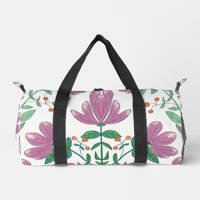 Kleine Blume Duffle Bag (Vorderseite)