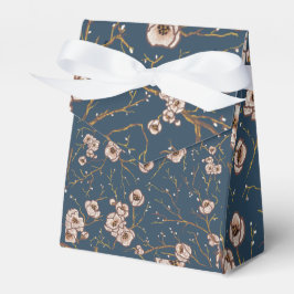 Kleine Blume hellblaues Muster Geschenkschachtel