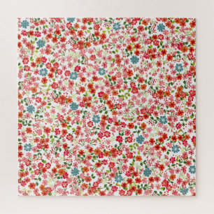 Kleine Blume, im Stile von calico nahtloser Backgr