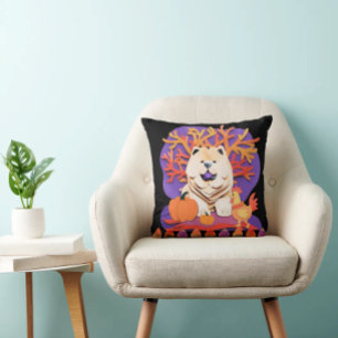 KLEINE BOO Creme Chow Kissen