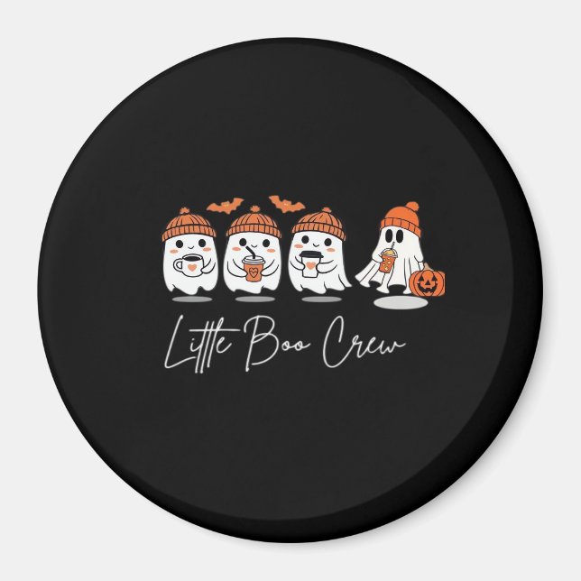 Kleine Boo Crew Minimalistisches sauberes Design Magnet (Vorne)