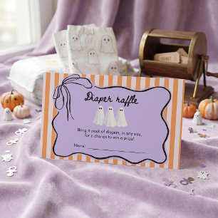 Kleine Boo Halloween-Baby-Party Begleitkarte