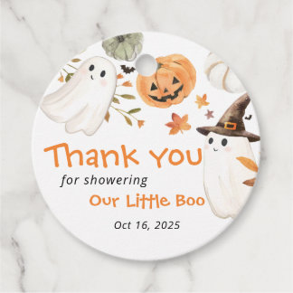 Kleine Boo Halloween-Baby-Party-Dankeschön-Geschen Geschenkanhänger
