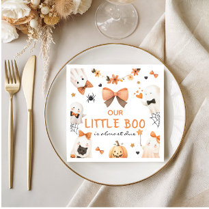 Kleine Boo Halloween-Baby-Party-Serviette Serviette