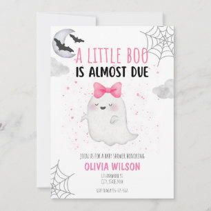 KLEINE BOO IST FÄLLIG BABY-SHOWER-EINLADUNG EINLADUNG
