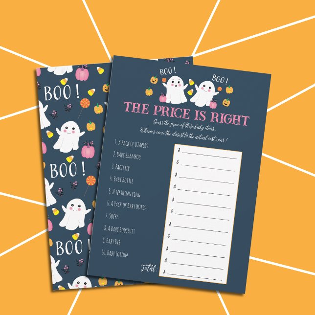 Kleine Boos - Raten Sie mal, das Price Baby Shower Einladung (Von Creator hochgeladen)