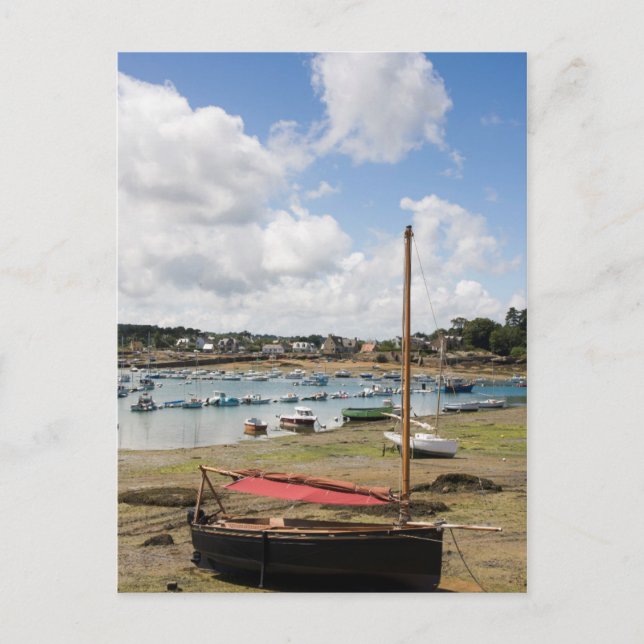 Kleine Boote | Ploumanac'H, Frankreich Postkarte (Vorderseite)