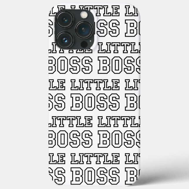 KLEINE BOSS Case-Mate iPhone HÜLLE (Rückseite)