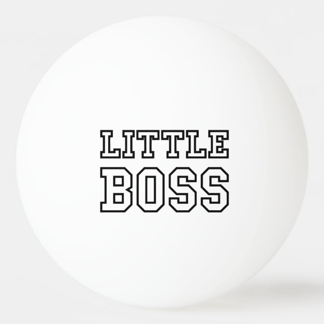 KLEINE BOSS TISCHTENNISBALL (Vorderseite)