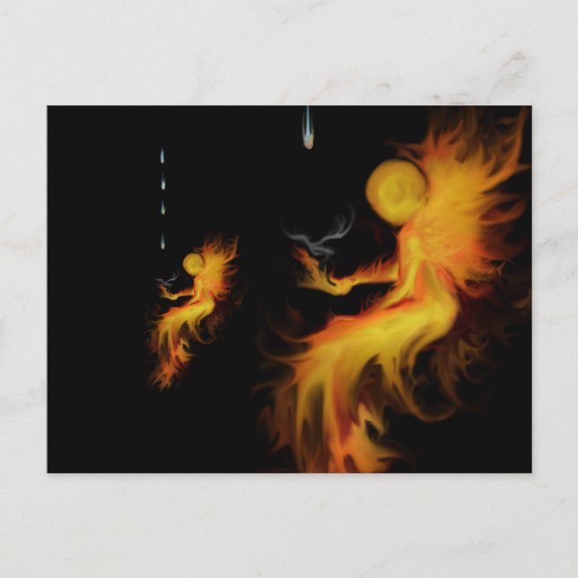 Kleine Brände Postkarte (Vorderseite)