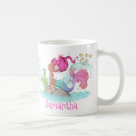 Kleine braune Meerjungfrau Tasse