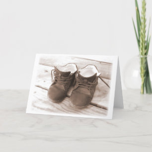 Kleine braune Schuhe Karte