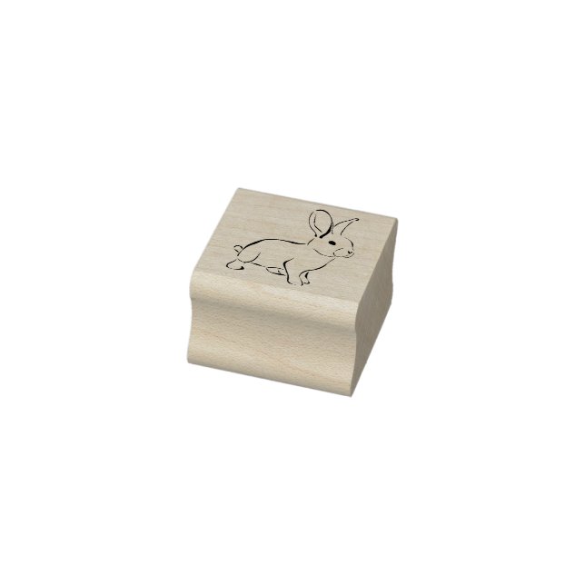 Kleine Briefmarke aus Kautschuk - direkt gegenüber Gummistempel (Stempel)