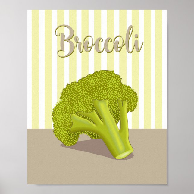 Kleine Brokkoli Poster (Vorne)