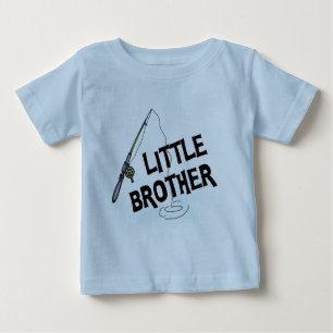 Kleine Bruderhemden und Geschenke fischen Baby T-shirt