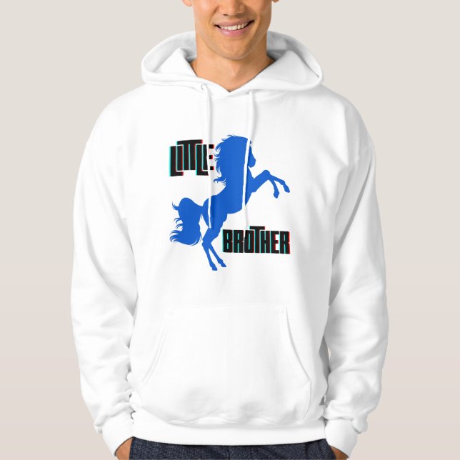 Kleine Brüderpferdehaltung Hoodie (Vorderseite)
