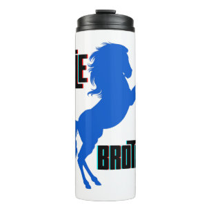 Kleine Brüderpferdehaltung Thermosbecher
