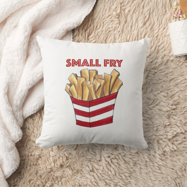 KLEINE BRY Fast Food Französisch Fries Feinschmeck Kissen (Decke)