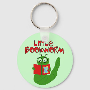 Kleine Bücherwurm-T-Shirts und Geschenke Schlüsselanhänger
