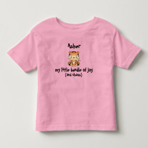 Kleine Bündel von Joy Playful Tiger Kleinkind T - T-shirt