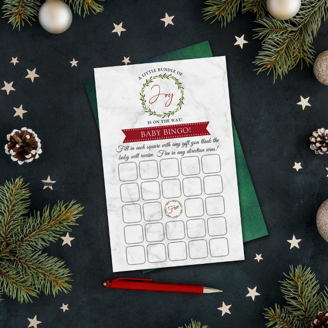 Kleine Bundle von Joghurts Weihnachtsdusche Bingo (Von Creator hochgeladen)