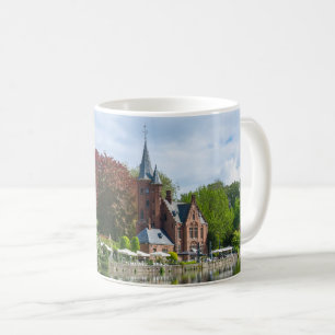 Kleine Burg am See in Brügge, Belgien Kaffeetasse