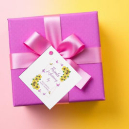 Kleine Butterfly Baby Dusche Geschenkanhänger