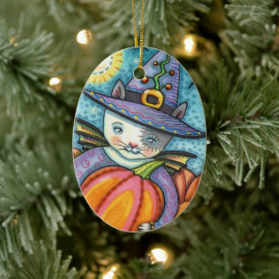 KLEINE BVT KÜCHE, NIEDLICH UND FARBIG HALLOWEG KERAMIK ORNAMENT