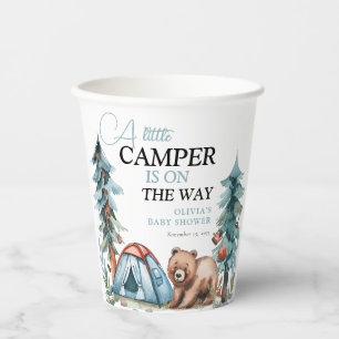 Kleine Camper Forest Babydusche Pappbecher