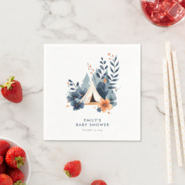 Kleine Camper Forest Babydusche Serviette